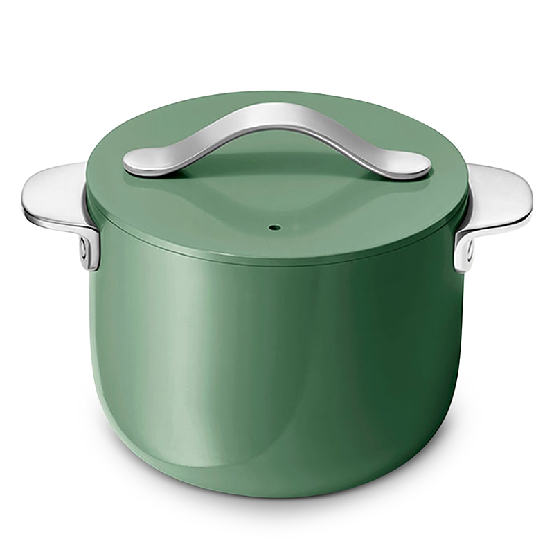 Caraway Nonstick Ceramic Petite 2-quart Cooker With Lid In Sage
