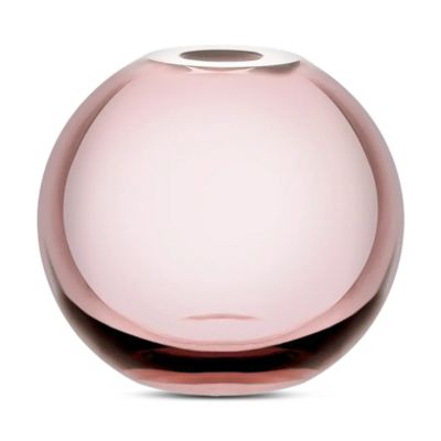 Nude Glass - Small Mars Vase, Steel Apricot