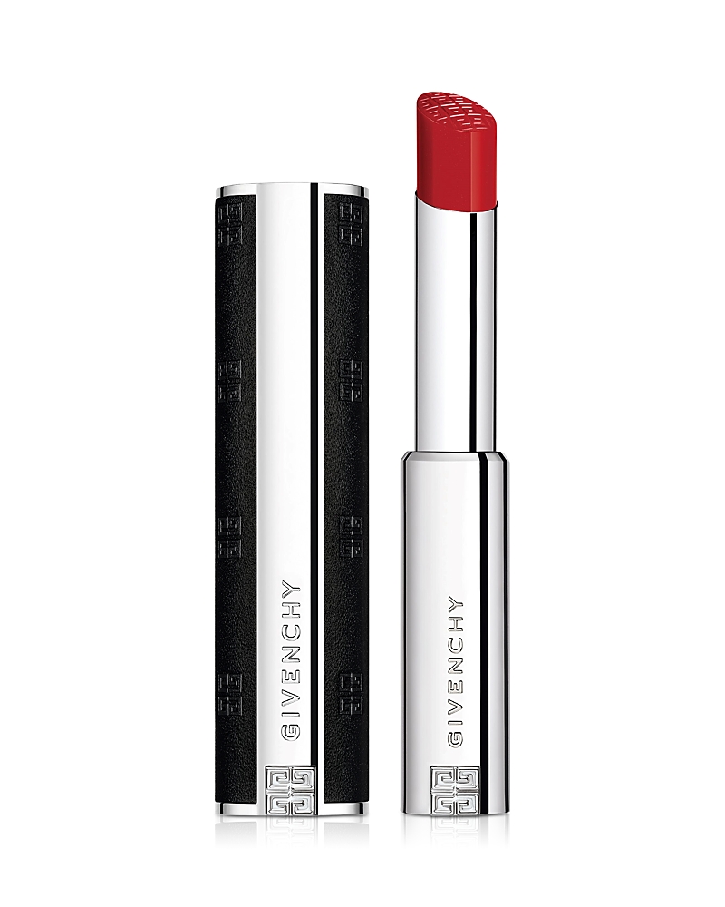 Givenchy Le Rouge Interdit Satin Hydrating Lipstick In Rouge Enflammé