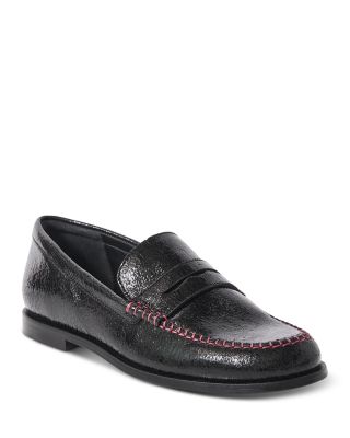 Free People Blanket Stitch Loafer 8 Black