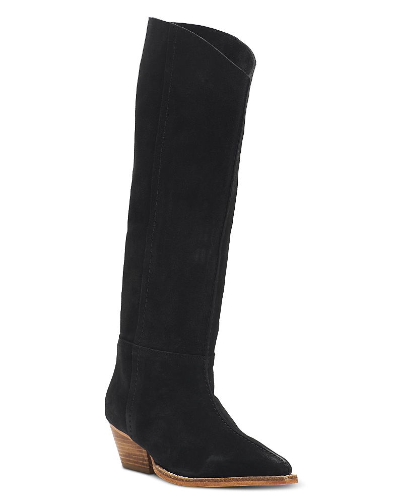 Free People Sway Low 2.0 Knee High Boot In Black