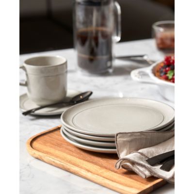 9" Salad Plate, White Truffle, Set of 4