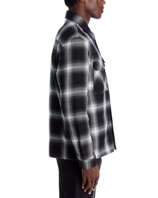Enalu Cotton Plaid Oversized Fit Shirt Jacket