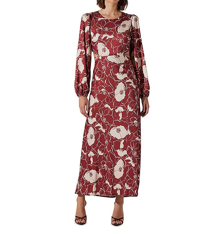 ASTR the Label Quinn Floral Open Back Maxi Dress | Bloomingdale's