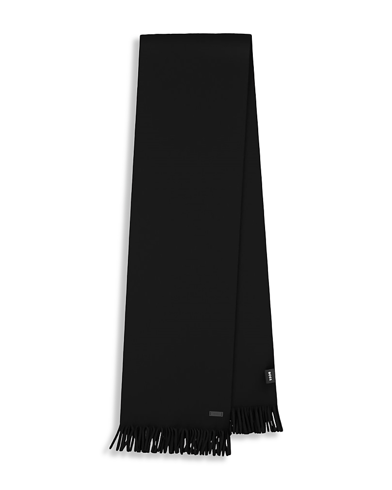 Boss Hugo Boss Albas Wool Raschel Knit Scarf