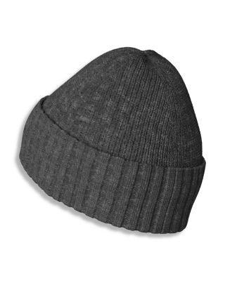 Edo Wool Blend Ribbed Knit Beanie