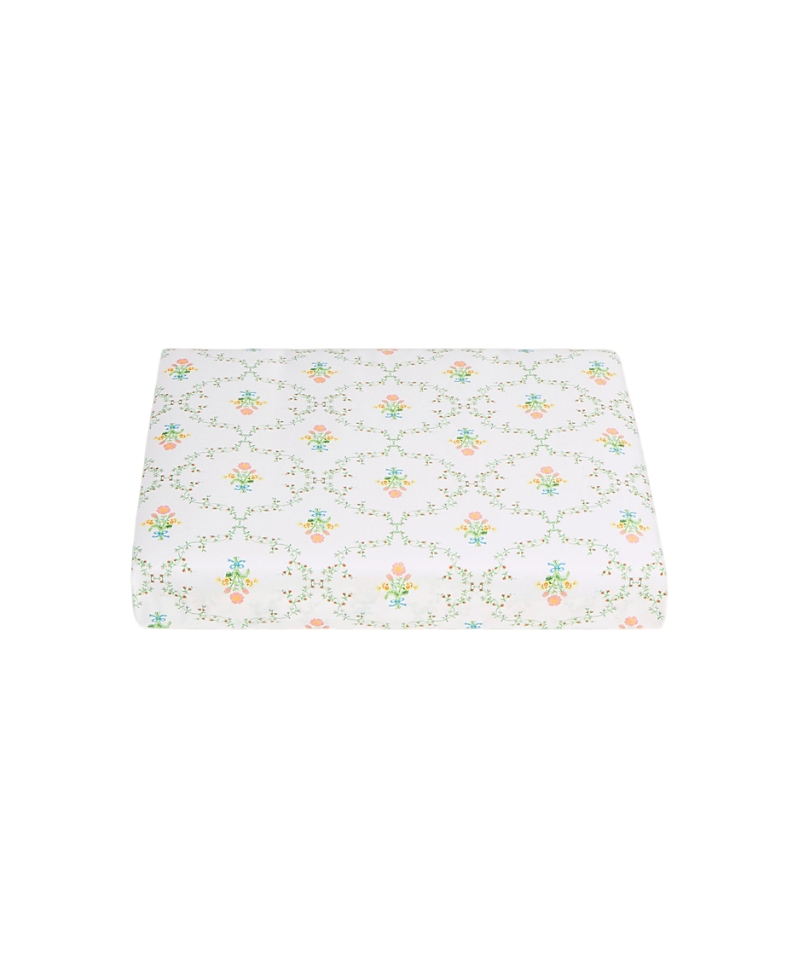 Hill House Home The Fitted Sheet, King In Pastel Trellis