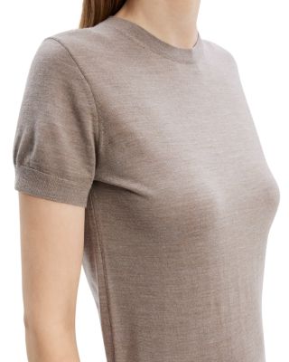 Lightweight Wool Short Sleeve Top