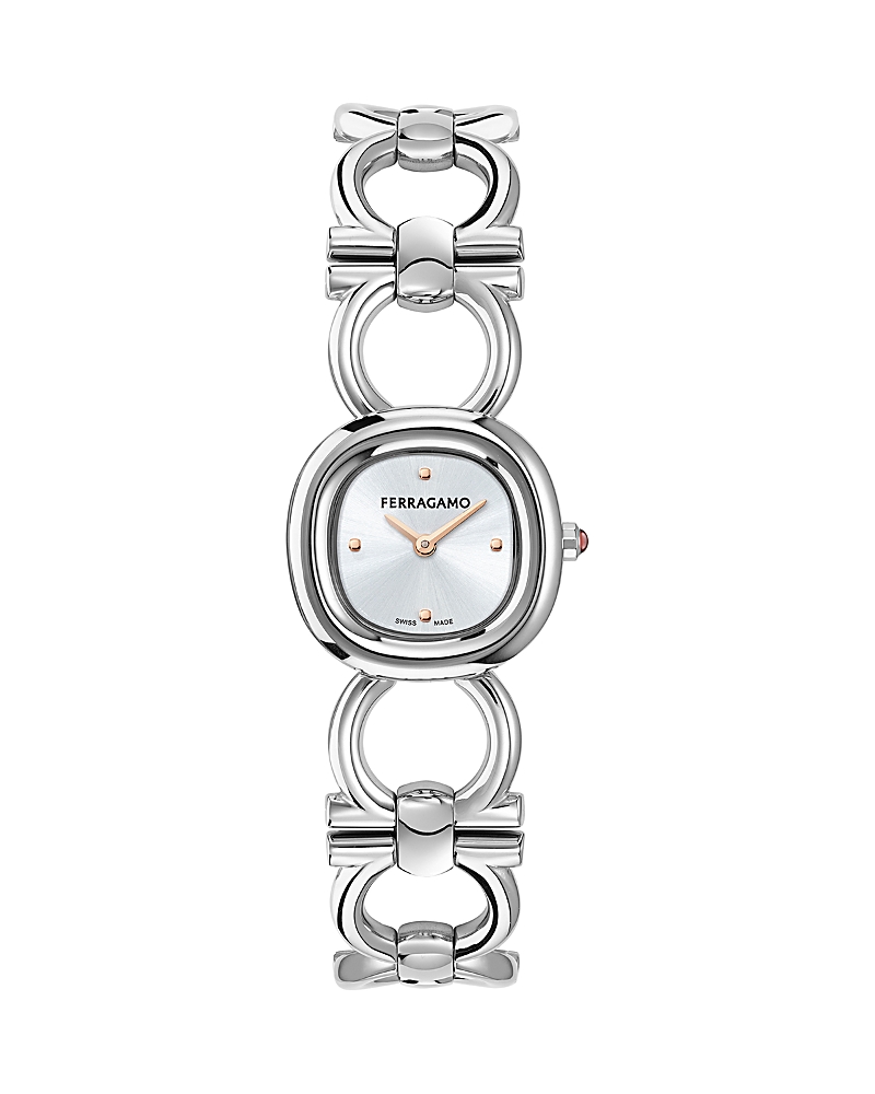 Ferragamo Double Gancini Watch, 25mm