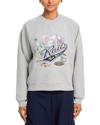 Vintage Graphic Raglan Sweatshirt