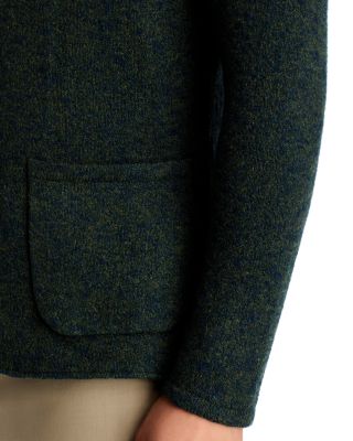 Winter Wool, Cotton & Nylon Moulin&eacute; Sweater Jacket