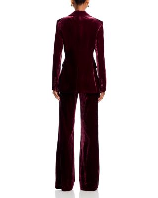 Veronica Beard Ellette Dickey Velvet Double Breasted Jacket