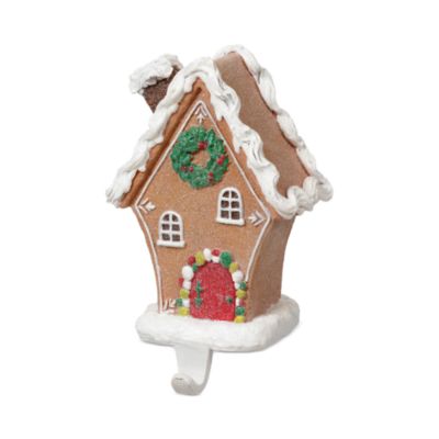Mark Roberts Gingerbread House Stocking Holder with Gumdrops