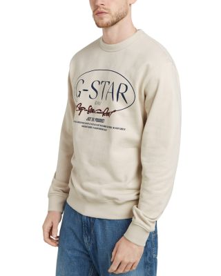G-STAR RAW - Circle G-Star Cotton Fleece Regular Fit Sweatshirt