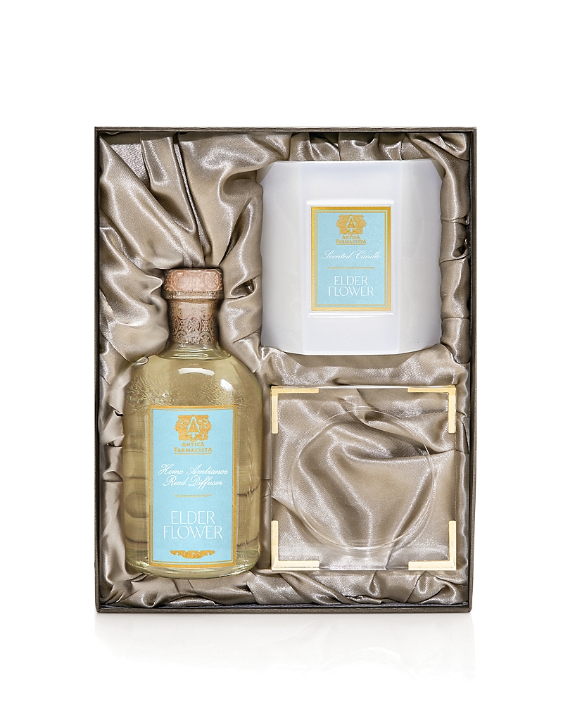 Antica Farmacista Candle And Diffuser Gift Set With Nickel Tray