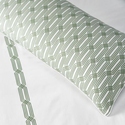 Italian Tivoli Embroidered Decorative Pillow, 14" x 36" - Exclusive