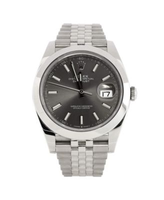 Pre-Owned Rolex - Oyster Perpetual Datejust Automatic Watch in Stainless Steel 41mm