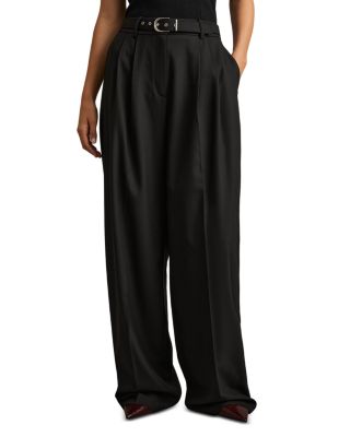 REISS - Freja Belted Wide Leg Pants
