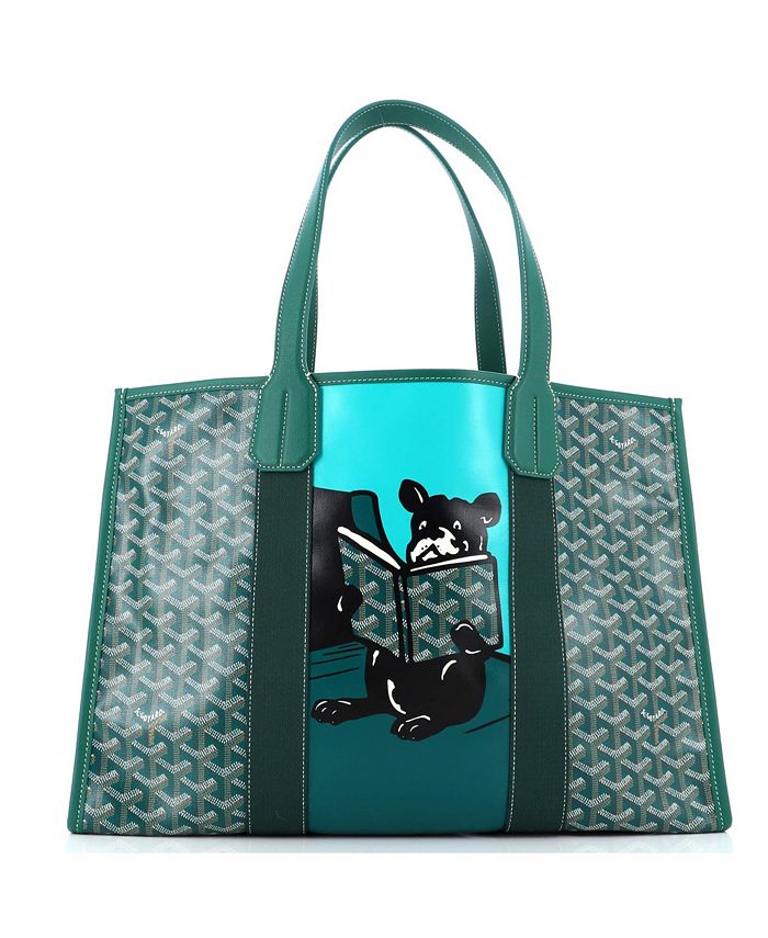 Pre Owned Goyard MM Villette Tote Printed Coated Canvas Bloomingdale s