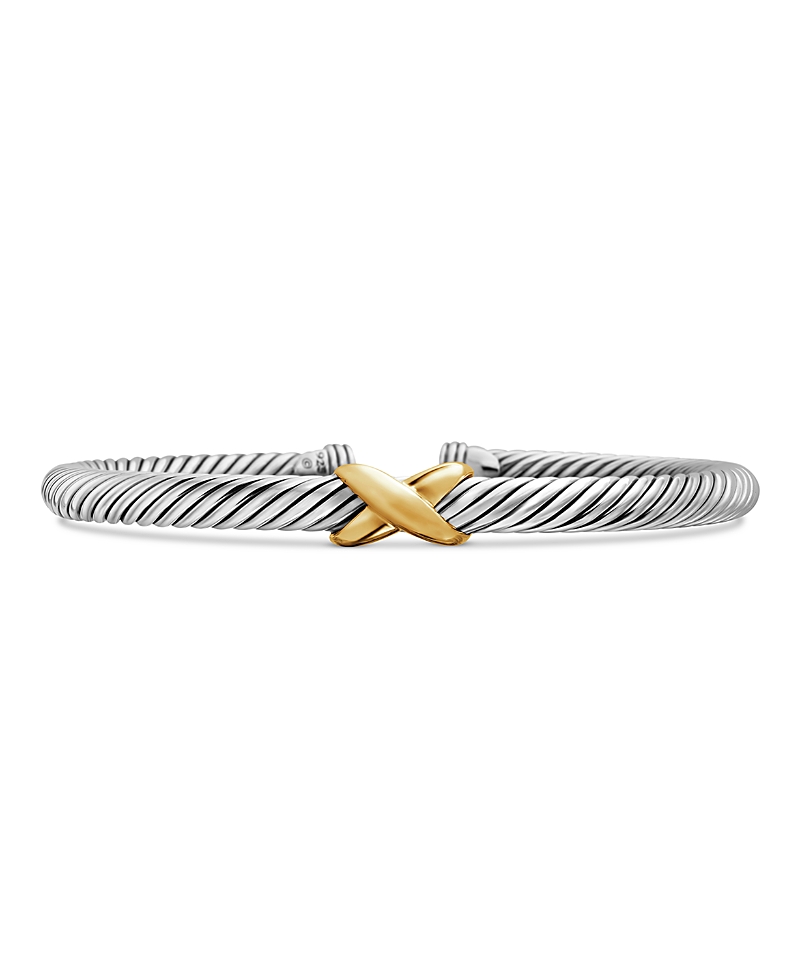 David Yurman X Bracelet with 14K Gold