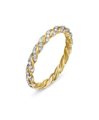 Paveflex Ring with Diamonds in 18K Gold
