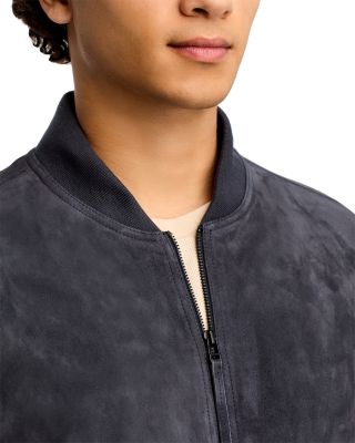 Suede Bomber Jacket