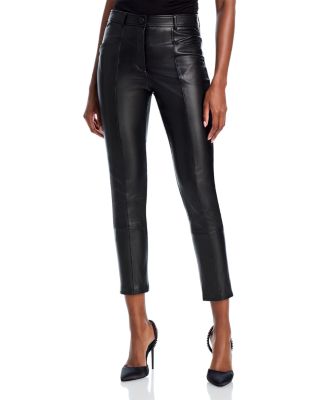 MILLY - Faux Leather Pants