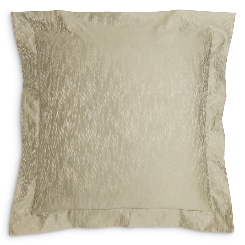 Frette Rays Euro Sham In Tranquil Green/beige