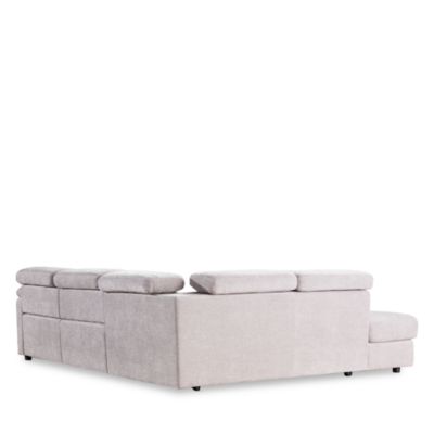 Prato 3-Piece Power Reclining Fabric Sectional