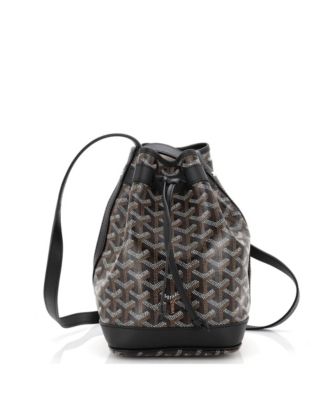 Pre-Owned Goyard - PM Petit Flot Bucket Bag Coated Canvas