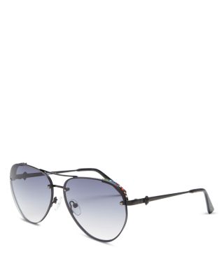 Kurt Geiger London Aviator Sunglasses, 60mm