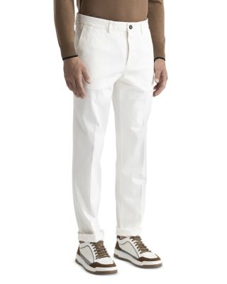 Peserico Cotton Blend Garment Dyed Regular Fit Chino Pants