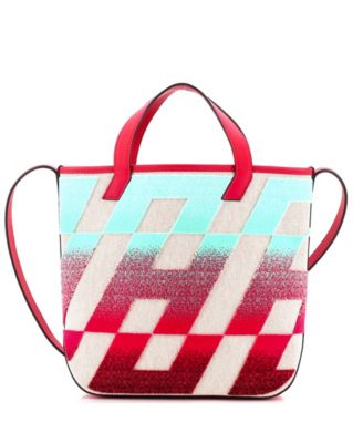 Pre-Owned HERMÈS - 27 Cabas H en Biais Tote Tufted Motif Canvas with Leather