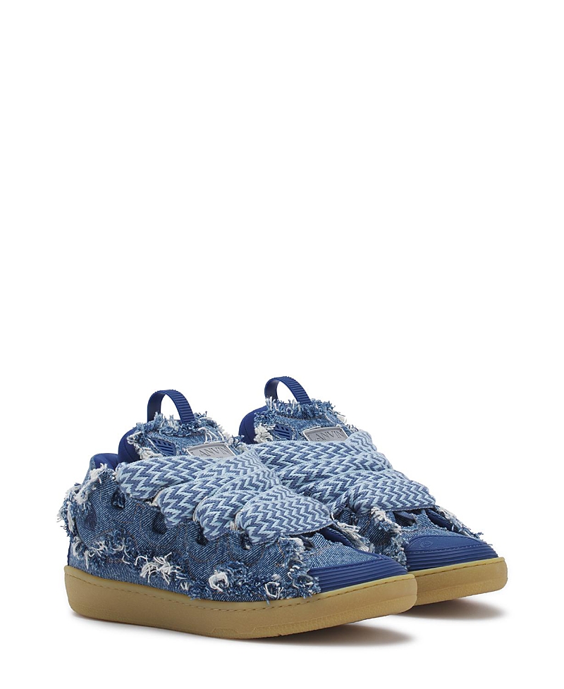 Lanvin Women's Curb Sneakers In Denim
