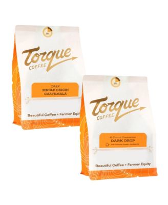  -Torque Professor Peaberry s Dark Drip Duo - Dark Drop & Dark Guatemala, (2x 12oz bags total)