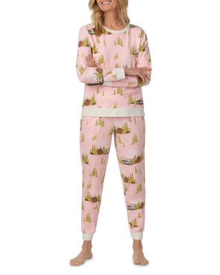 BedHead Pajamas - Printed Long Sleeve Jogger Pajama Set