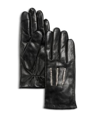 Echo - Three Point Beaded Leather Gloves