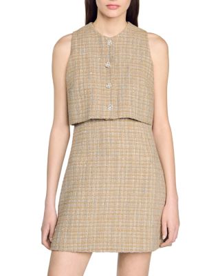 Sandro - Penelope Tweed Mini Dress