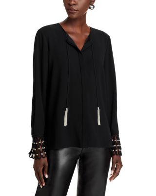 Kobi Halperin - Brice Tassel Tie Blouse