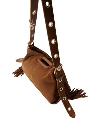 Miss M Suede Fringe Crossbody