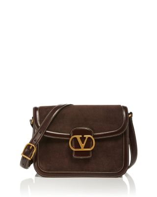 Valentino Garavani - Men's 9 to 5 Suede Shoulder Bag