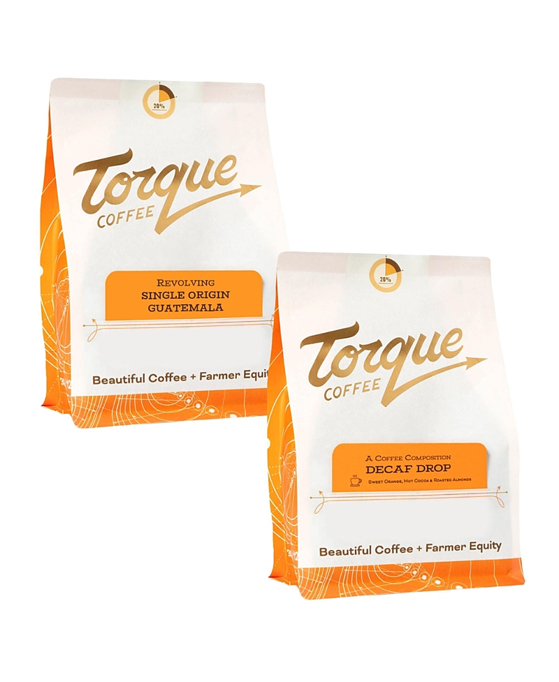 Gocoffeego - Torque Professor Peaberry's Drip Day & Night - Decaf Drop & Guatemala (regular), (2 X 1 In Brown