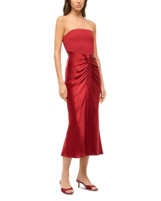 Mixed Media Midi Dress