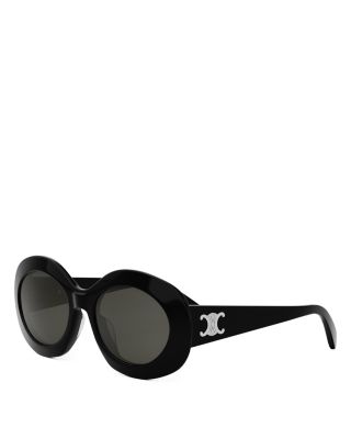 Triomphe Round Sunglasses, 54mm