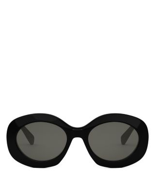 Triomphe Round Sunglasses, 54mm