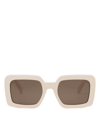 Triomphe Square Sunglasses, 56mm