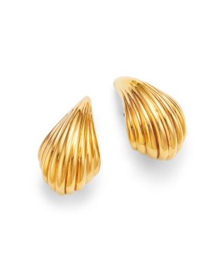 Bloomingdale's Fine Collection - Polished Shrimp Design Electroform Stud Earrings in 14K Yellow Gold