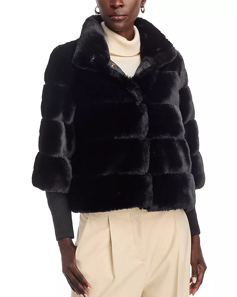 Love Token Faux Fur Jacket
