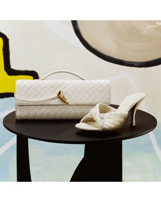 Andiamo Intrecciato Leather Clutch