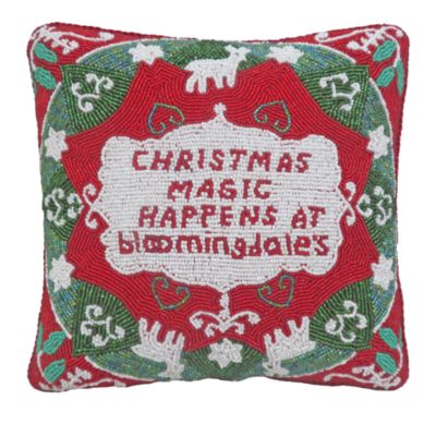 Sudha Pennathur Bloomingdale's Beaded Decorative Pillow, 10 x 10 Exclusive